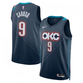 Män Oklahoma City Thunder Tröja Alex Caruso Nike 2025-26 City Edition Svart Swingman